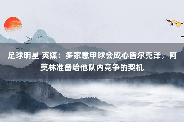 足球明星 英媒：多家意甲球会成心皆尔克泽，阿莫林准备给他队内竞争的契机