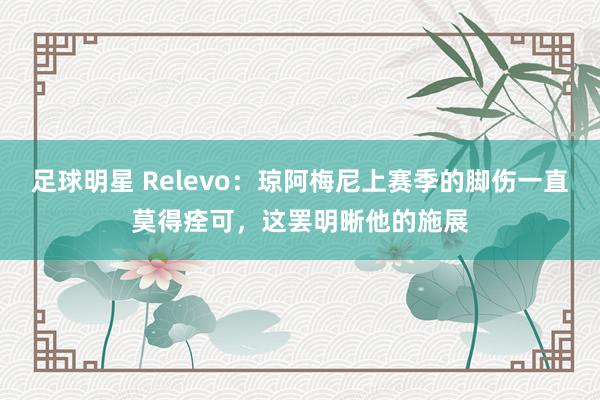 足球明星 Relevo：琼阿梅尼上赛季的脚伤一直莫得痊可，这罢明晰他的施展